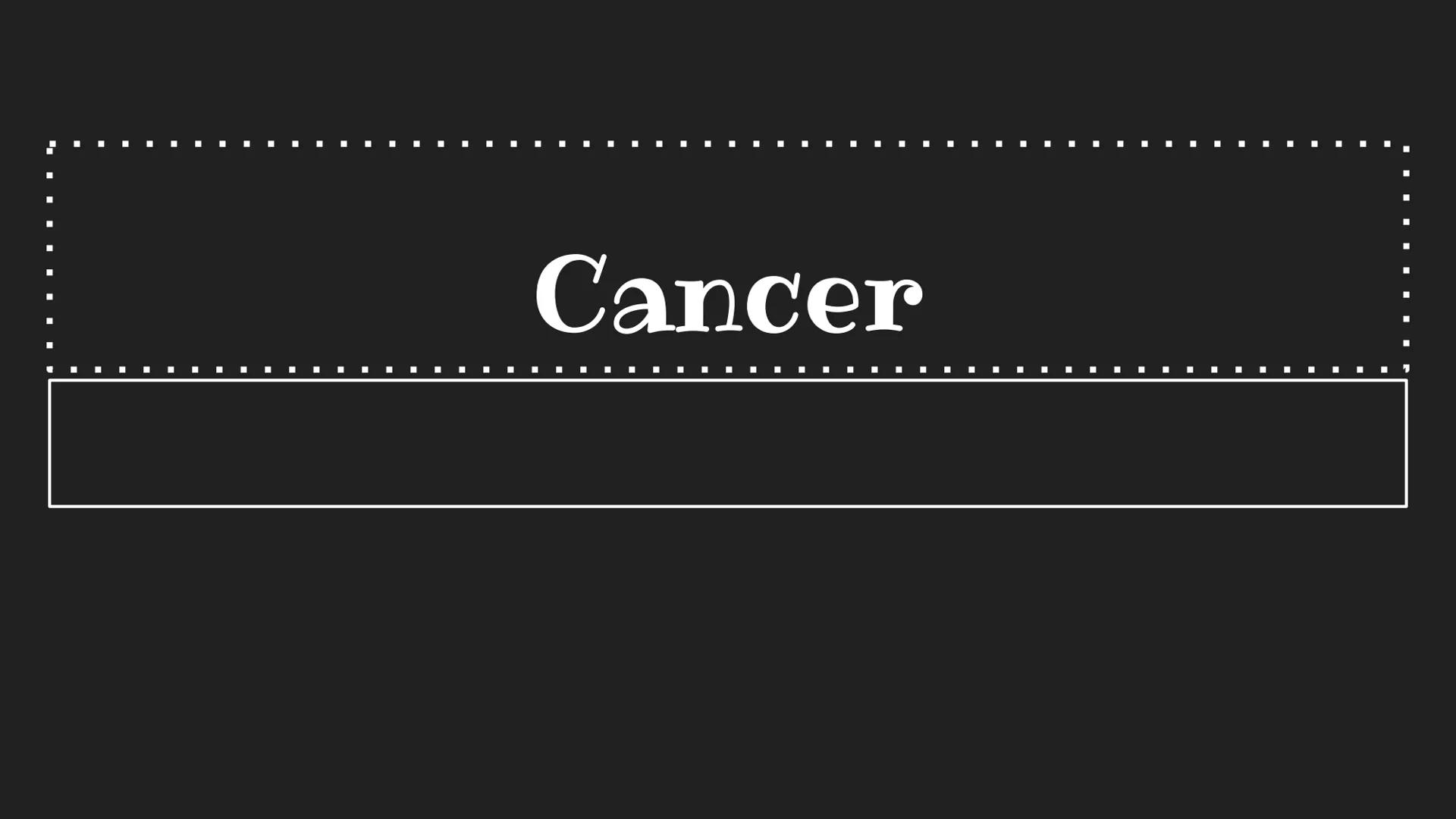 Cancer Cancer

• What is cancer? Cancer is a disease where cells abnormally grow; They can
• spread to other parts of the body. It is a non-