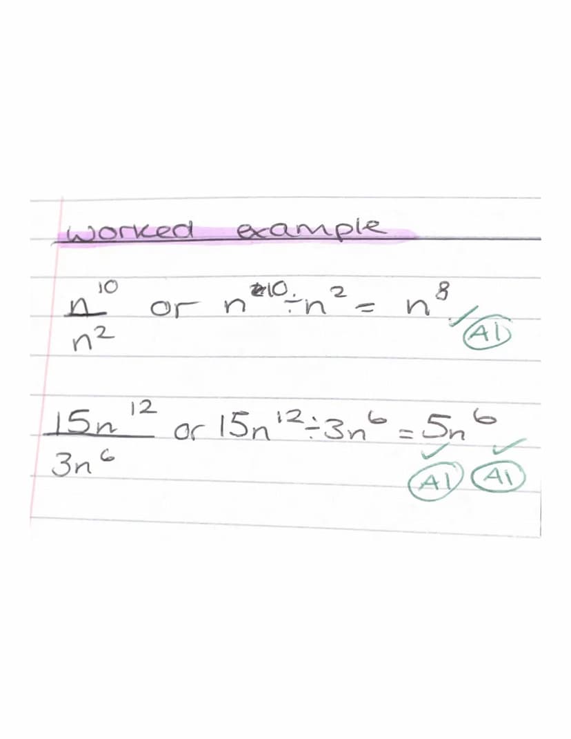VIR
ya
spås
(₁) b
ху
b
=
=
y
y
Index Laws
a+b
a-b
(add powers)
(subtract powers)
=
= yaxb (multiply powers) worked example
m 4 x m
2
3r³
8
=