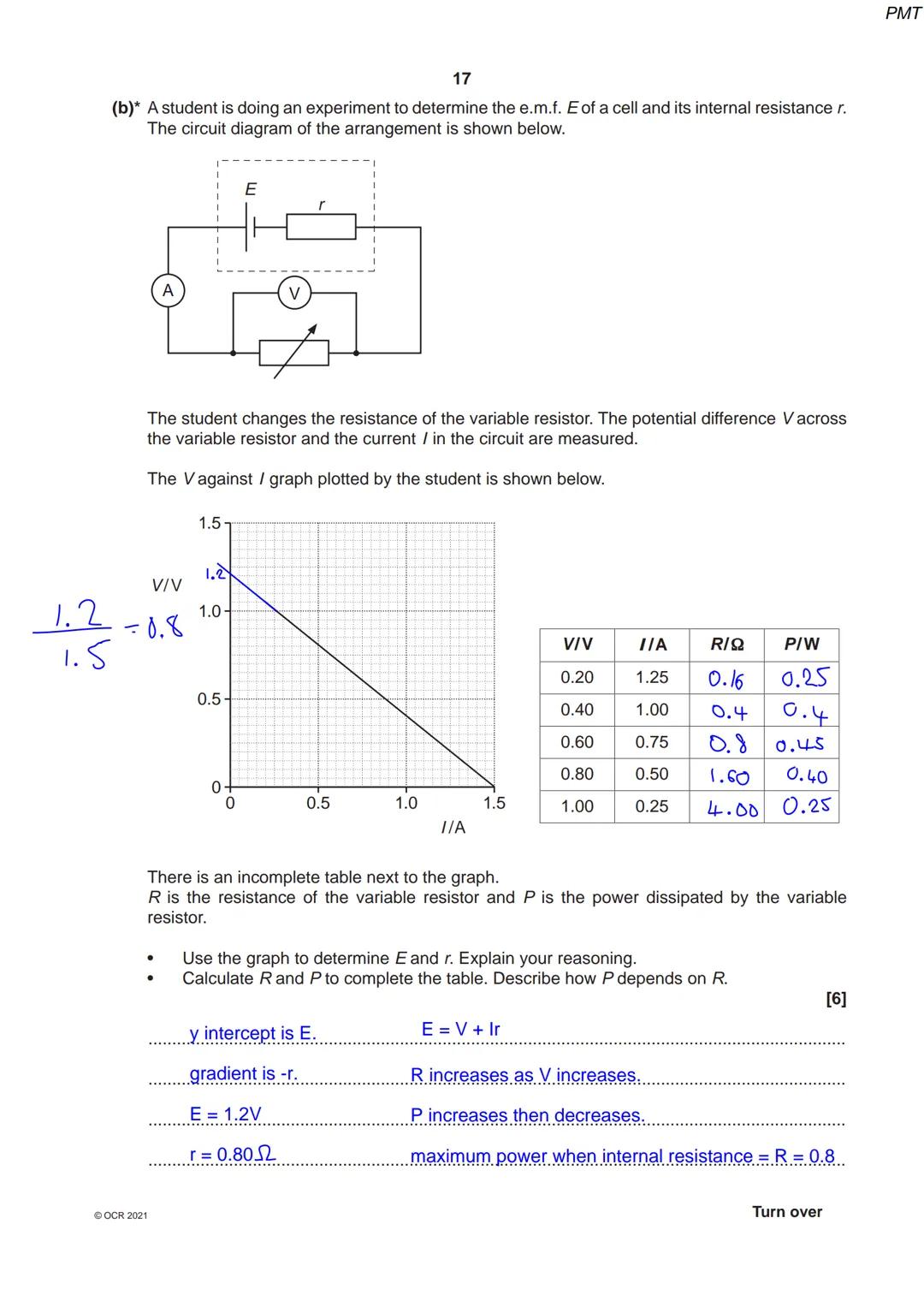 8334 36 45
OCR
Oxford Cambridge and RSA
Thursday 14 October 2021 - Morning
A Level Physics A
H556/02 Exploring physics
Time allowed: 2 hours