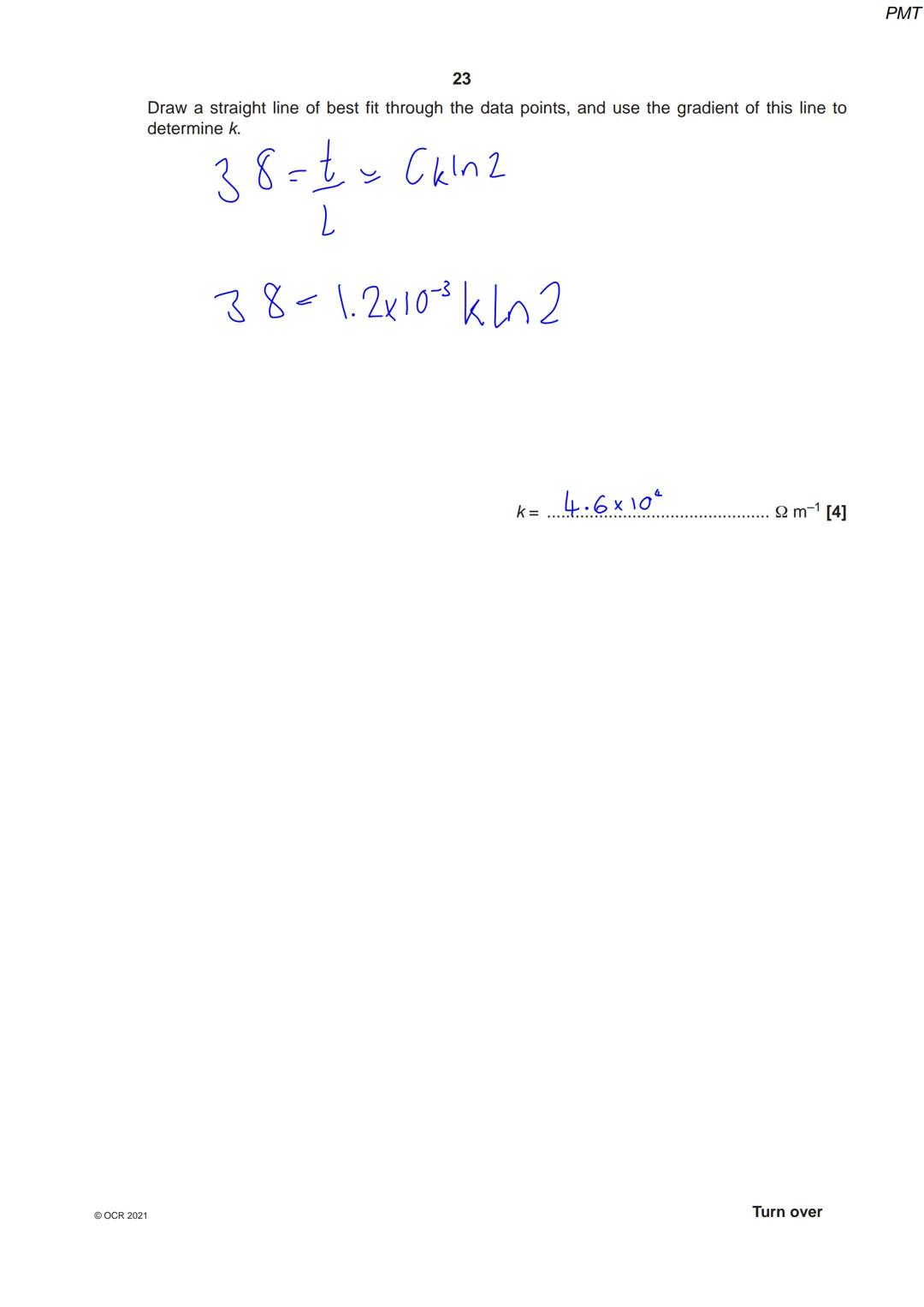 8334 36 45
OCR
Oxford Cambridge and RSA
Thursday 14 October 2021 - Morning
A Level Physics A
H556/02 Exploring physics
Time allowed: 2 hours