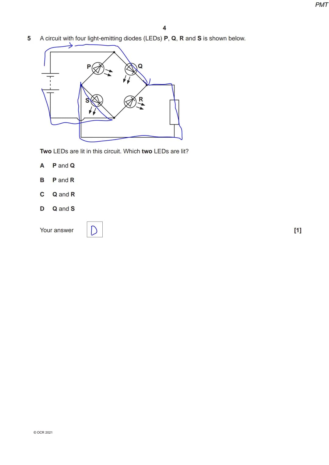 8334 36 45
OCR
Oxford Cambridge and RSA
Thursday 14 October 2021 - Morning
A Level Physics A
H556/02 Exploring physics
Time allowed: 2 hours