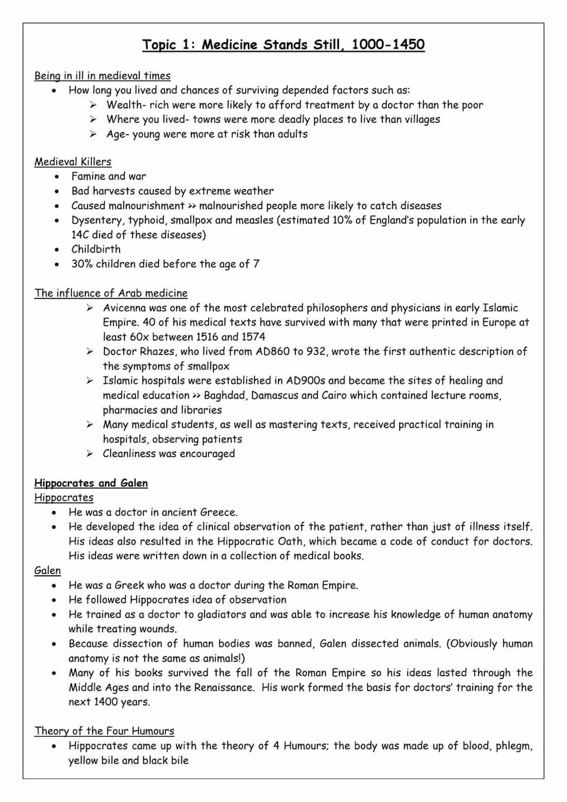 GCSE History
Britain: Health and the People,
c1000-present day
Paper 2, Section A
1 hr 45 minutes for Paper 2
Spend 50 minutes on Section A
