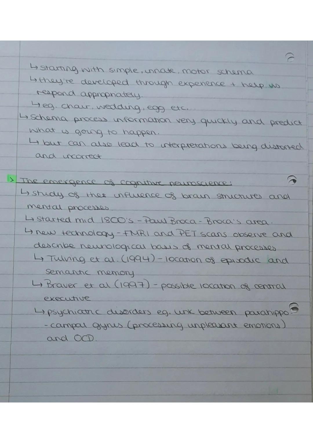 Sunday 25th September 2002 The cognitive approach

> Introduction:
↳ the cognitive approach is in direct contrast to the
behaviourist approa