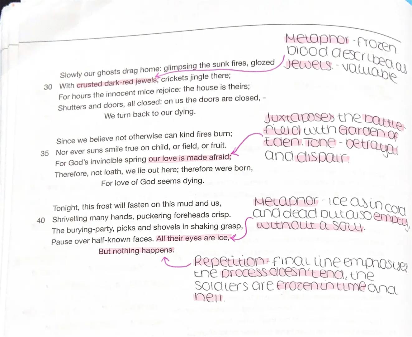 # GCSE ENGLISH LITERATURE
PAST AND PRESENT: POETRY ANTHOLOGY

# Exposure

Wilfred
Owen

(1893-1918)

Personification of the weather
clescrib