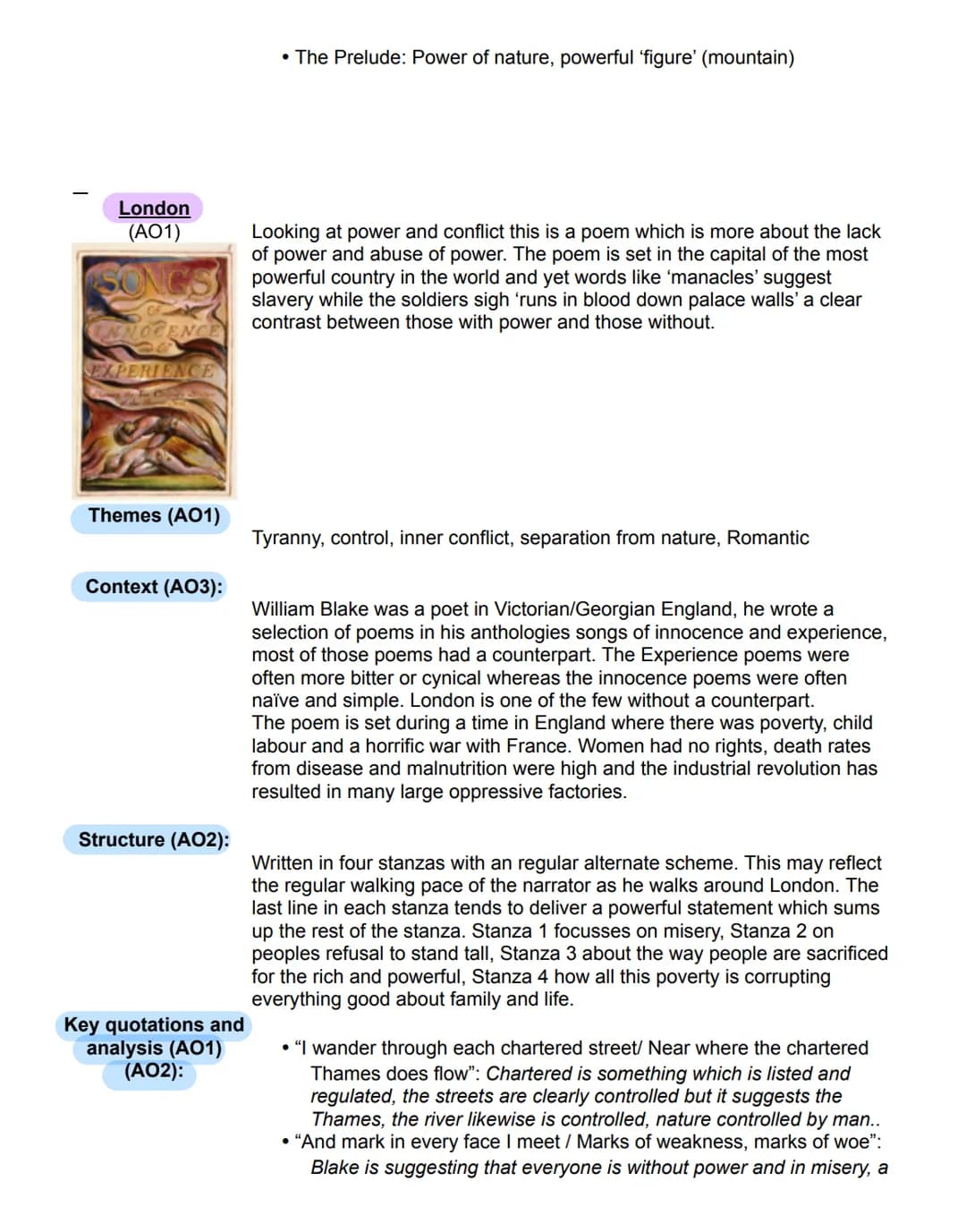 
<h2 id="assessmentobjectives">Assessment Objectives</h2>
<p>AO1: Read, understand and respond to texts. Students should be able to:</p>
<ul