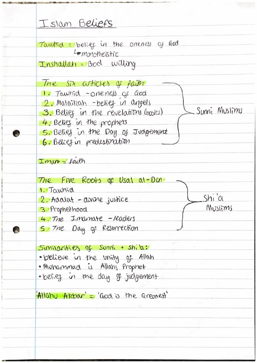 Paper 1-Islamic Quotes
"He is Allah, the One, Allah is Eternal and Absolute.
None is born of Him, He is unborn. There is none
like unto Him.