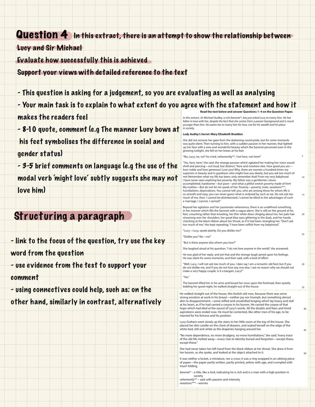 Speech format:
- Take on side of an argument
WELCOME
Use DAFOREST* and sophisticated techniques
e.g disproving
1ST MAIN
Address the audience
