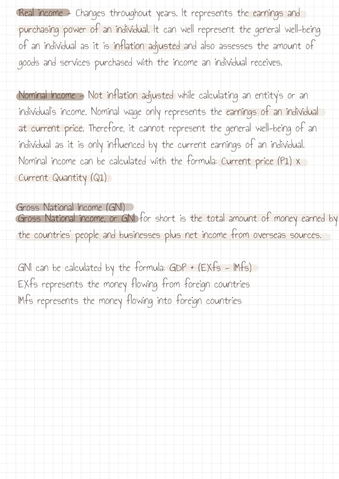 THEME 2: ECONOMIC GROWTH Economic Growth
GDP (Gross Domestic Product)
GDP (abbreviation for Gross Domestic Product) is the total monetary or