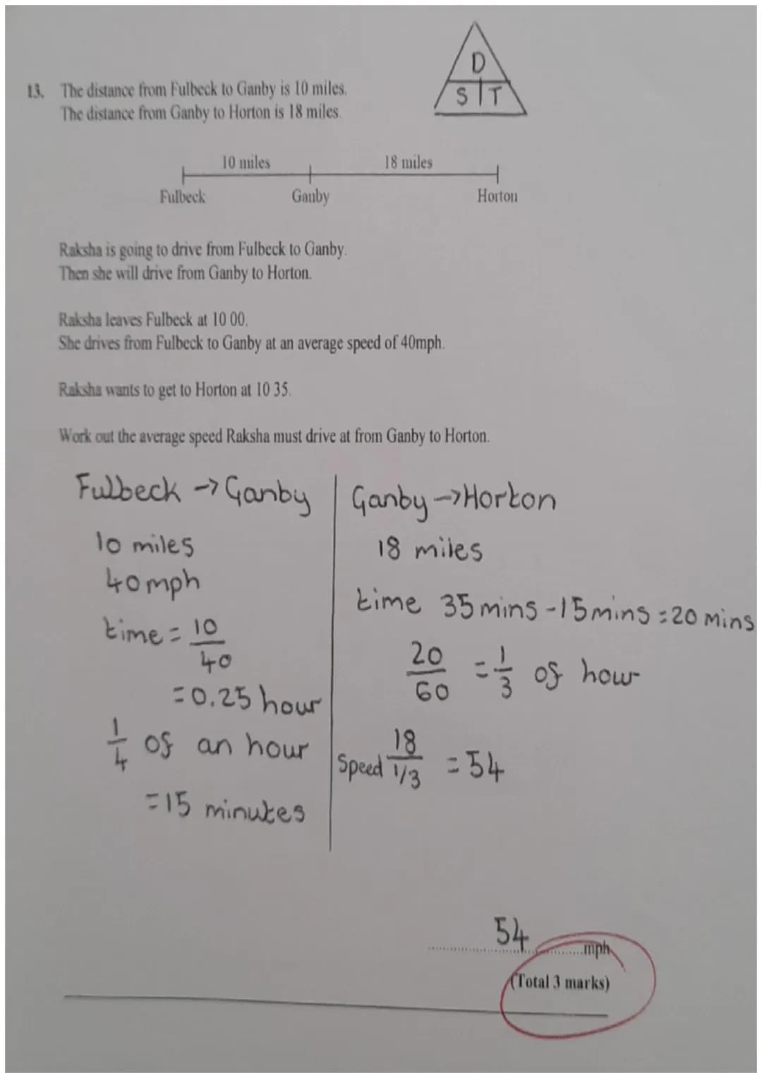 1. Work out 5.4 × 0.24
5.4 x 10=54
0.24x100=24
54x24=1296
100x10=1000
1296-1000 = 1.296
1.296
(Total 3 marks)
2. The height, H cm, of a tabl