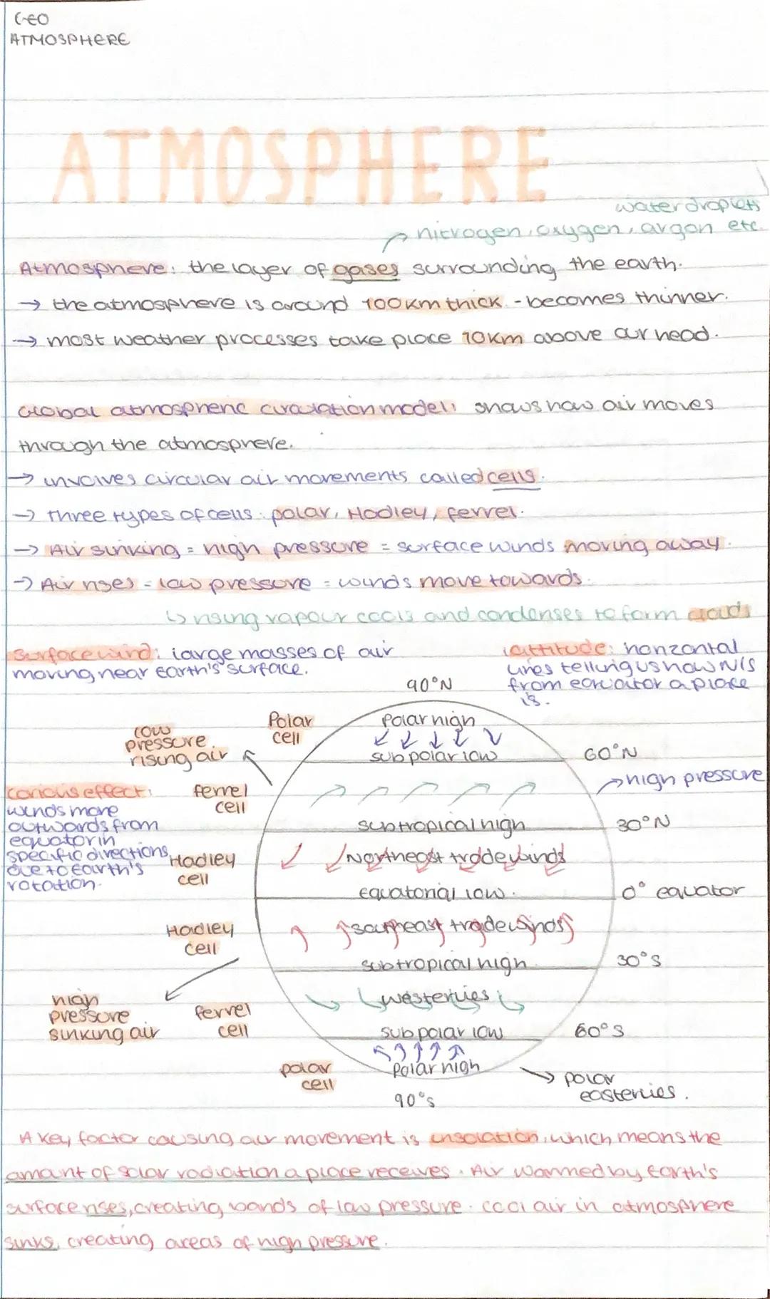 C-60
ATMOSPHERE

ATMOSPHERE
water droplets
nitrogen, oxygen, argon etc.
Atmosphere: the layer of gases surrounding the earth.
→ the atmosphe