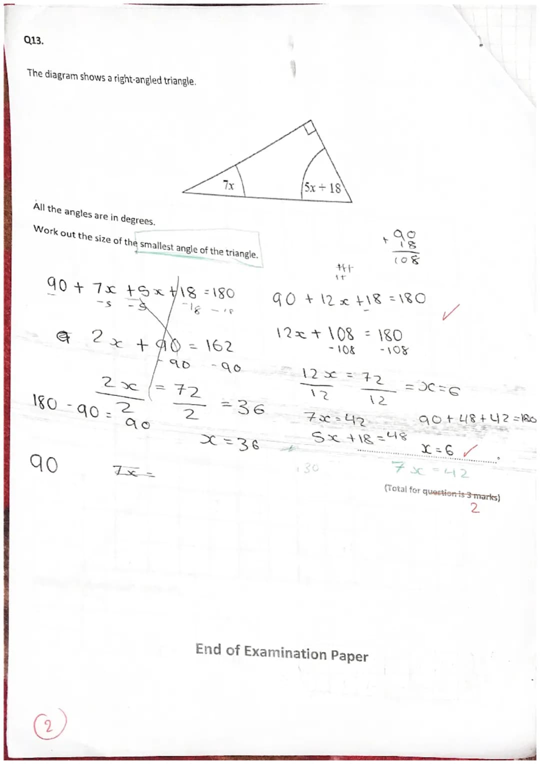 K
Year 9 Assessment 1
Foundation
Instructions
●
●
●
Information
.
●
●
●
●
.
Advice
nfort d'écri
riting comf
The time for the test is 45 Minu