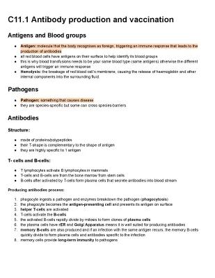 Know Chapter 11 IB biology HL thumbnail