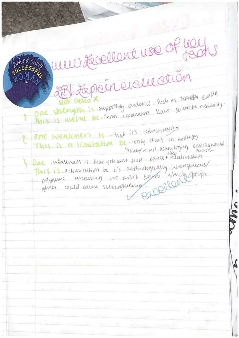 c/W
exam questions
▸ Outline two ways symptoms of schizophrenia.
Refer to Veronica's symptoms as part of your
answer (4)
→ irrational and fa