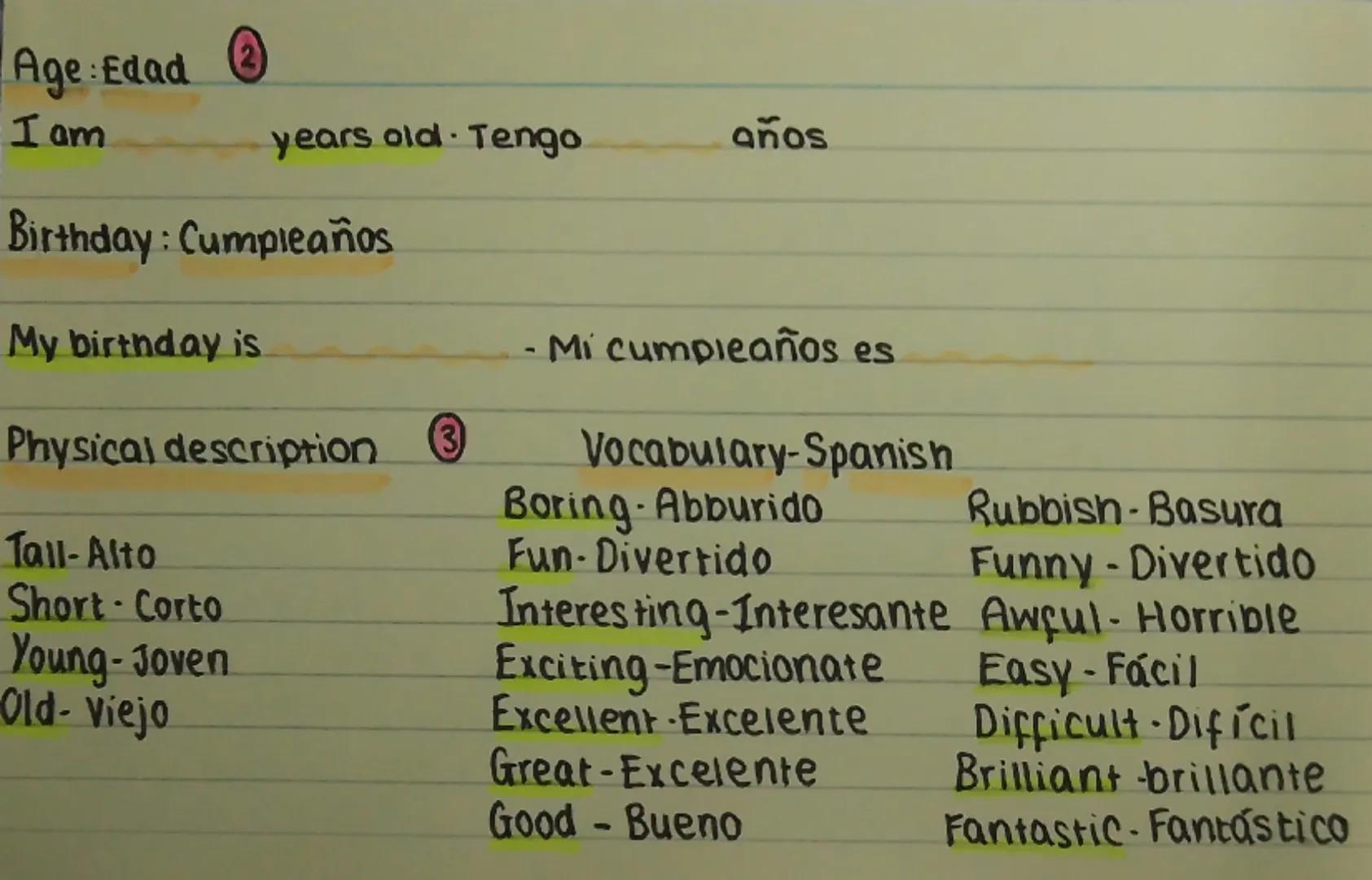 # My family:Mi familia 1

Father/Dad - Padre
Mother/Mum - Madre
Sister - Hermana
Brother - Hermano
Grandma - Abuela
Grandad - Abuelo
Auntie 