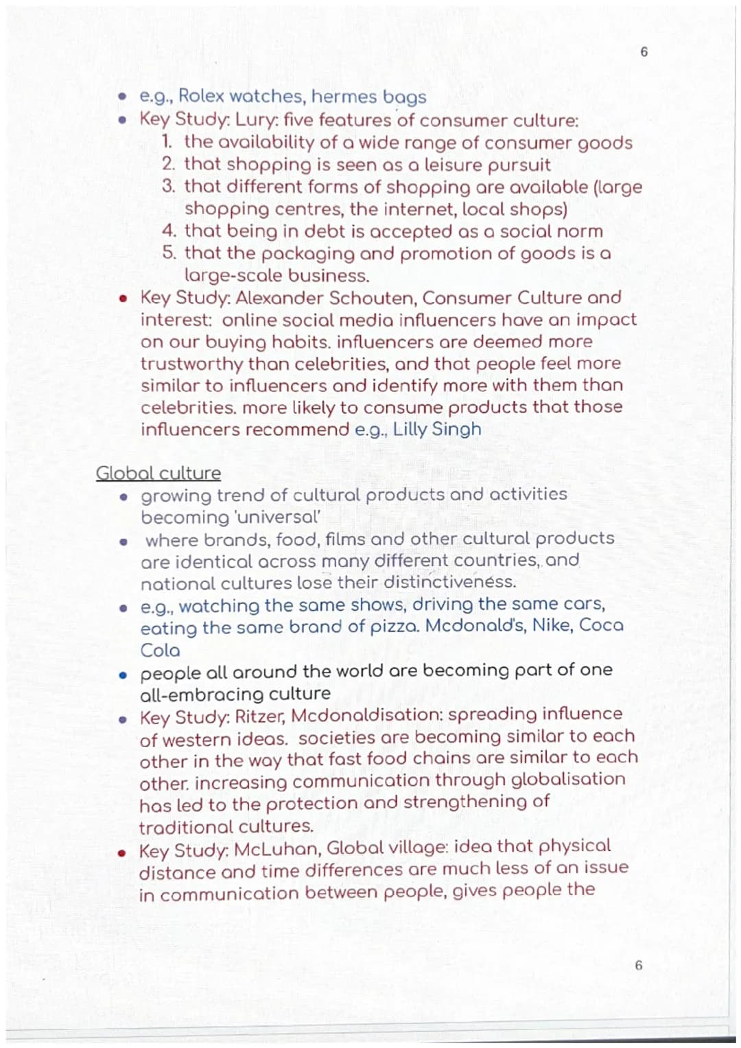 Socialisation, Culture
and Identity H580/1-
Identity and Family Component 1: Section A: Socialisation, Culture and Identity
Key Concepts:
Cu