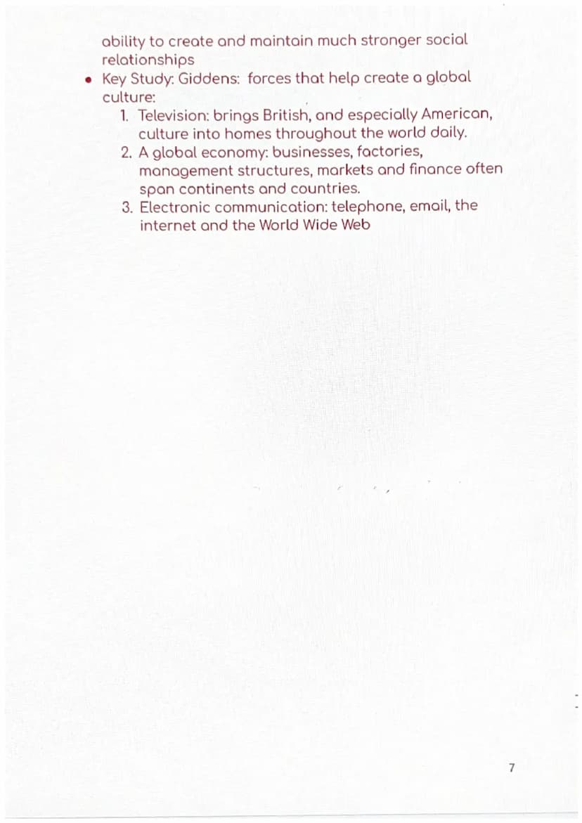 Socialisation, Culture
and Identity H580/1-
Identity and Family Component 1: Section A: Socialisation, Culture and Identity
Key Concepts:
Cu