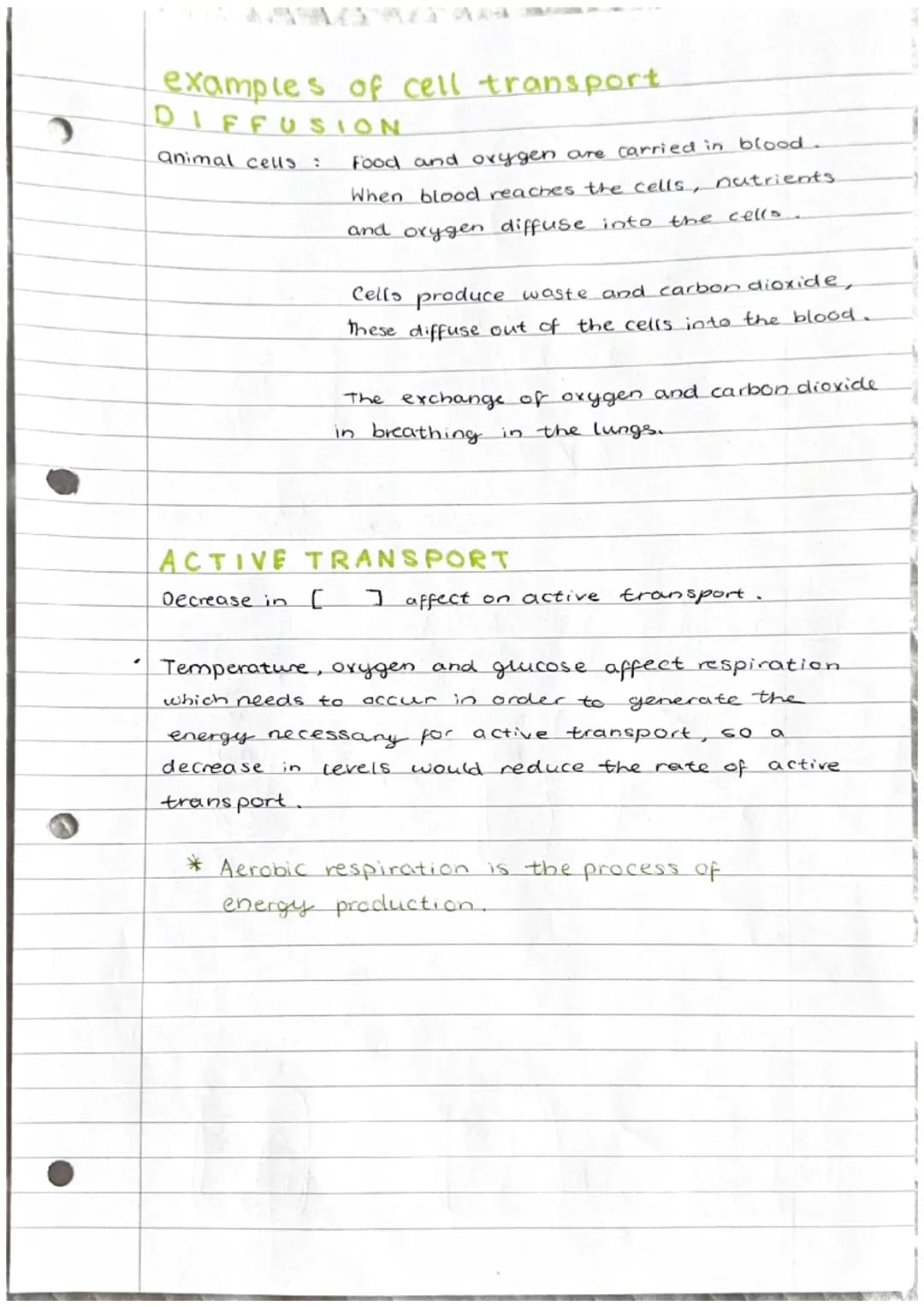 Cell transport
1. The cell membrane
The cell membrane is selectively permeable."
It controls what substances enter and exit a cell. The fact