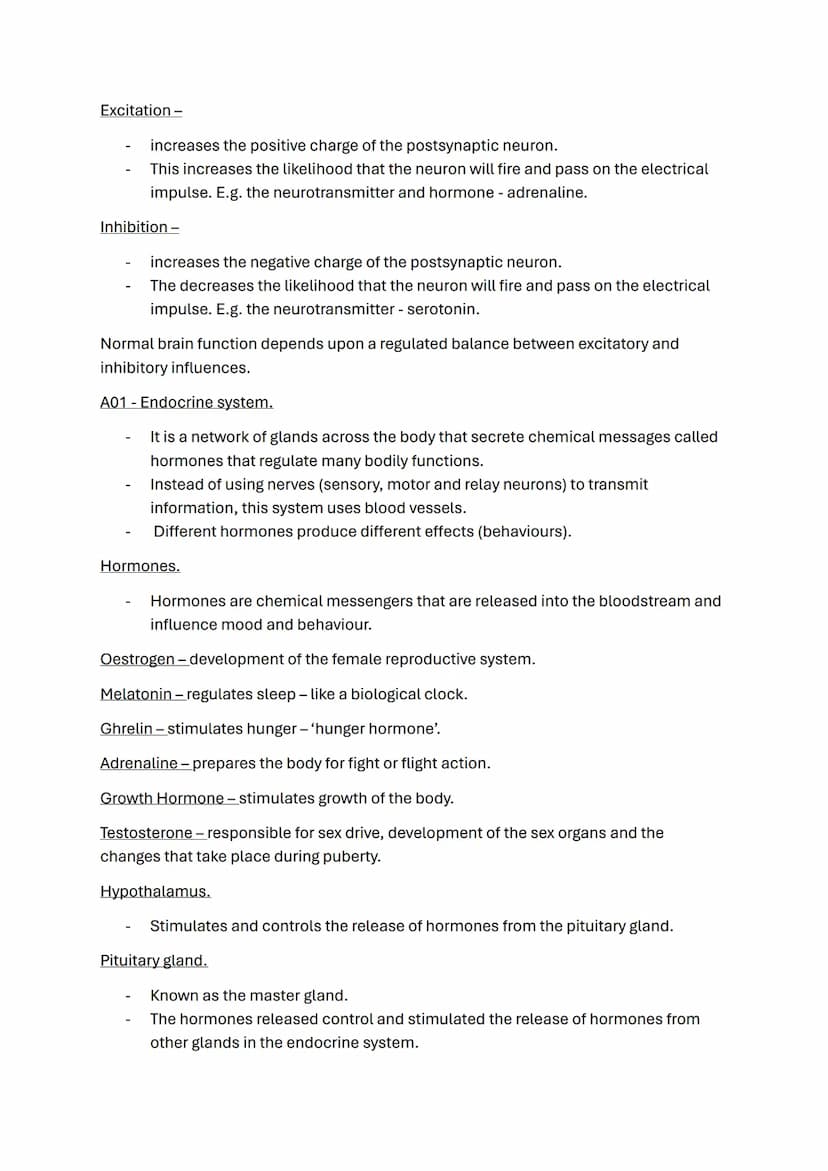 Biopsychology topic notes
The nervous system.
-
A specialised network of cells in the human body.
It is our primary internal communication s