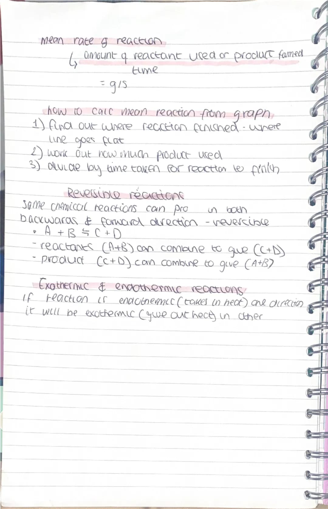Chem
Rates & reaction
measured by how quickly a reaction is
used up or
a
product is formed.
for a reaction to happen.
Greactant particles ne