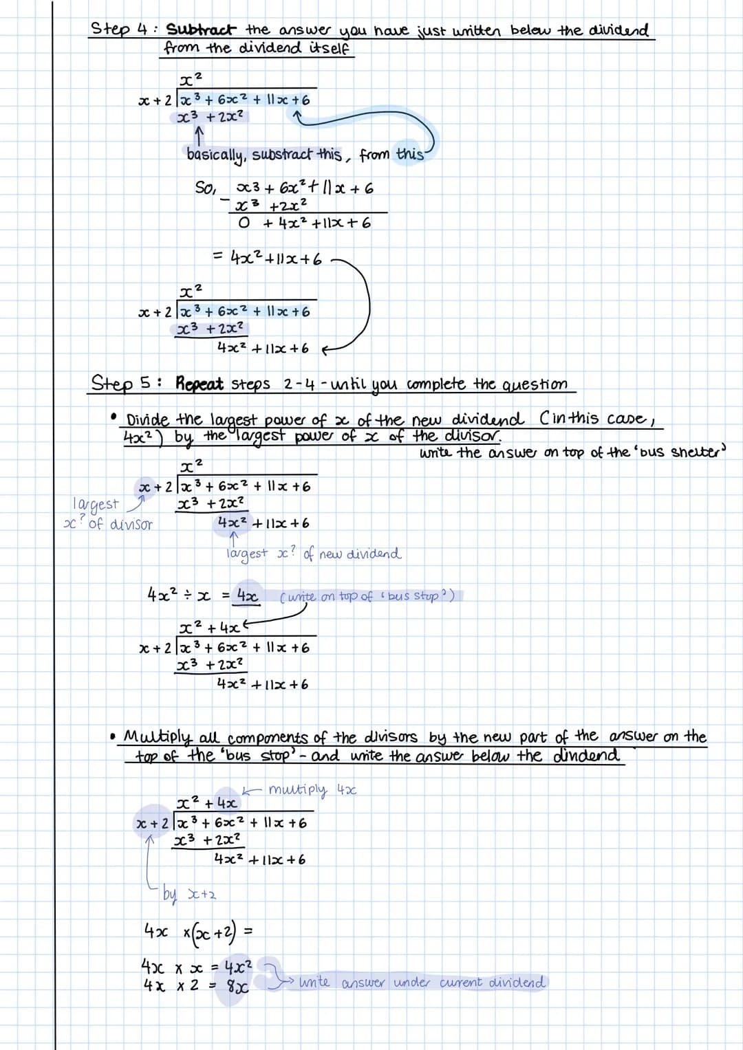 algebraic (polynomial)
division
WHAT ARE POLYNO MIALS ?
Polynomial originates from the word poly meaning mony and nomial meaning tems.
Polyn