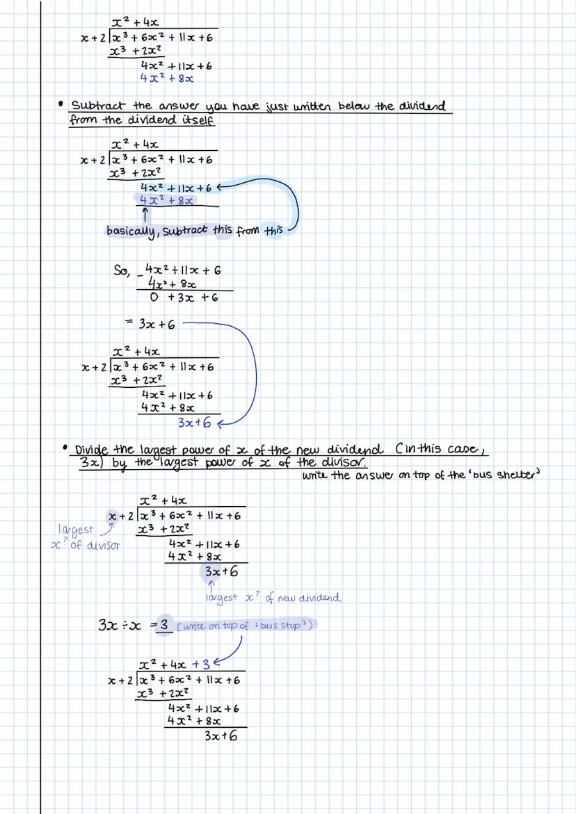 algebraic (polynomial)
division
WHAT ARE POLYNO MIALS ?
Polynomial originates from the word poly meaning mony and nomial meaning tems.
Polyn