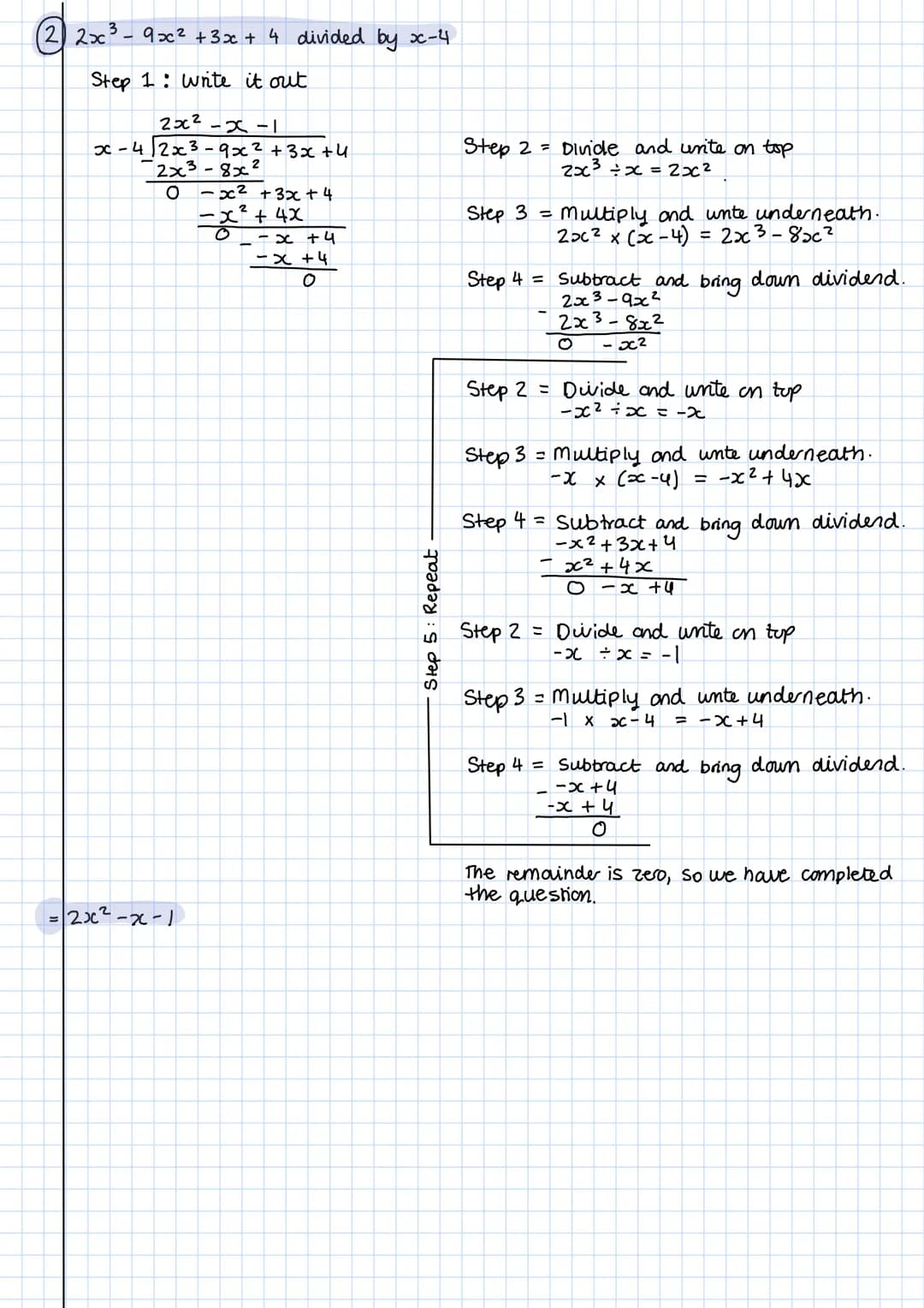 algebraic (polynomial)
division
WHAT ARE POLYNO MIALS ?
Polynomial originates from the word poly meaning mony and nomial meaning tems.
Polyn