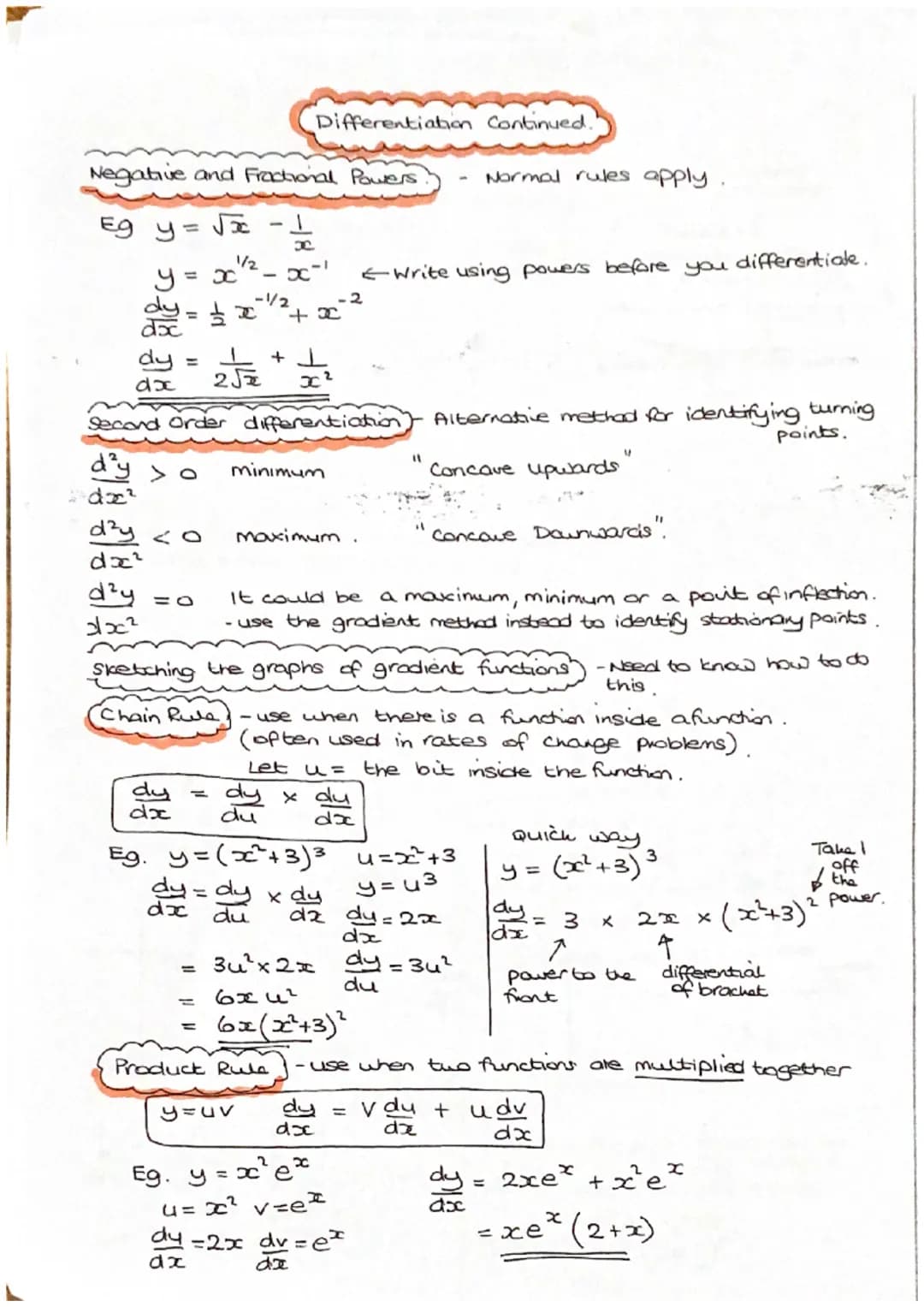 Differentiation
(a) uses
1y = ax
1
+
gradient of a cure at a specific paint.
opposite of integration
"
(c) know how to prove differentiation