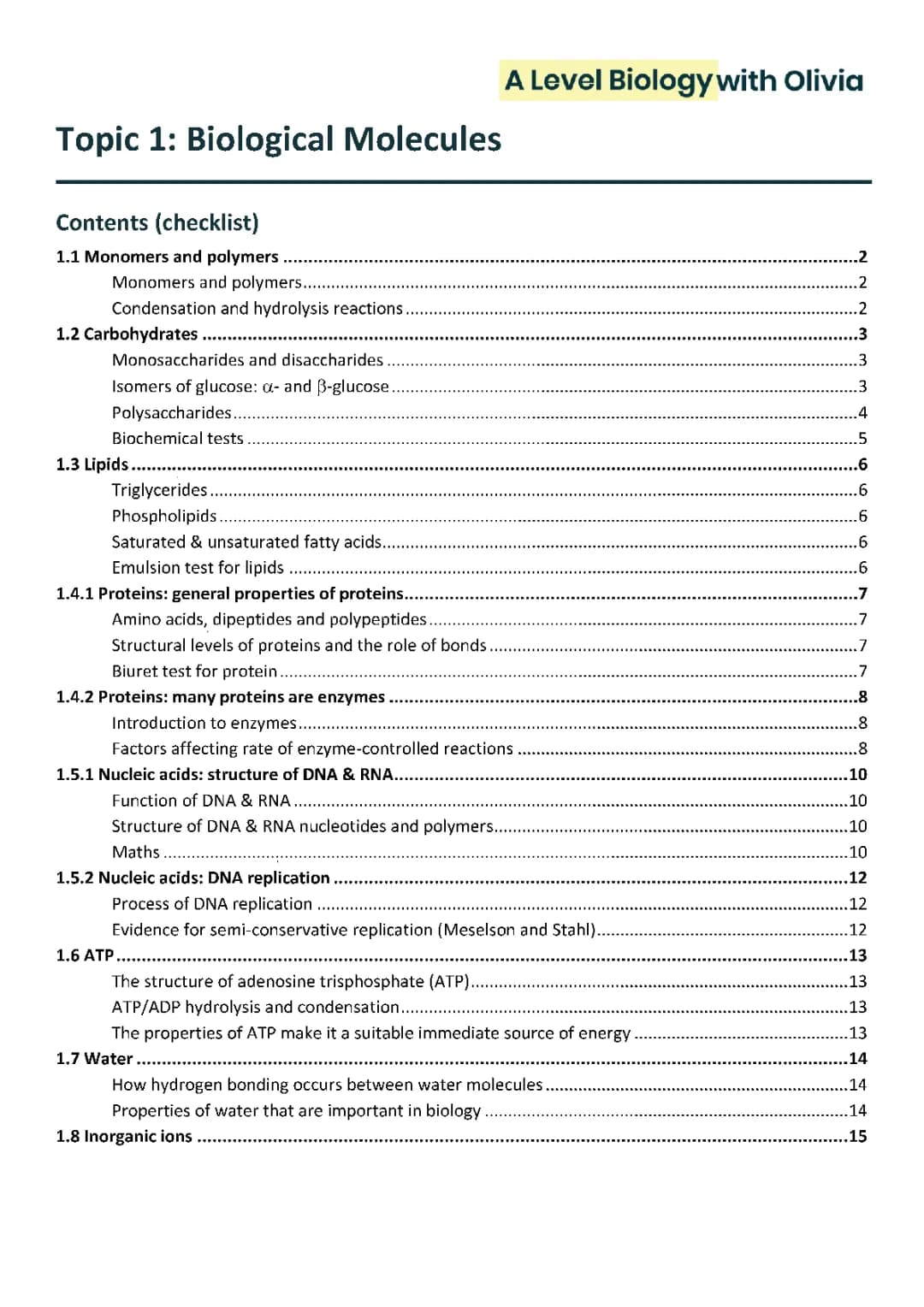 Fun Guide to Biological Molecules & Carbohydrates for GCSE & A-Level: Easy Notes & Cool Tips!