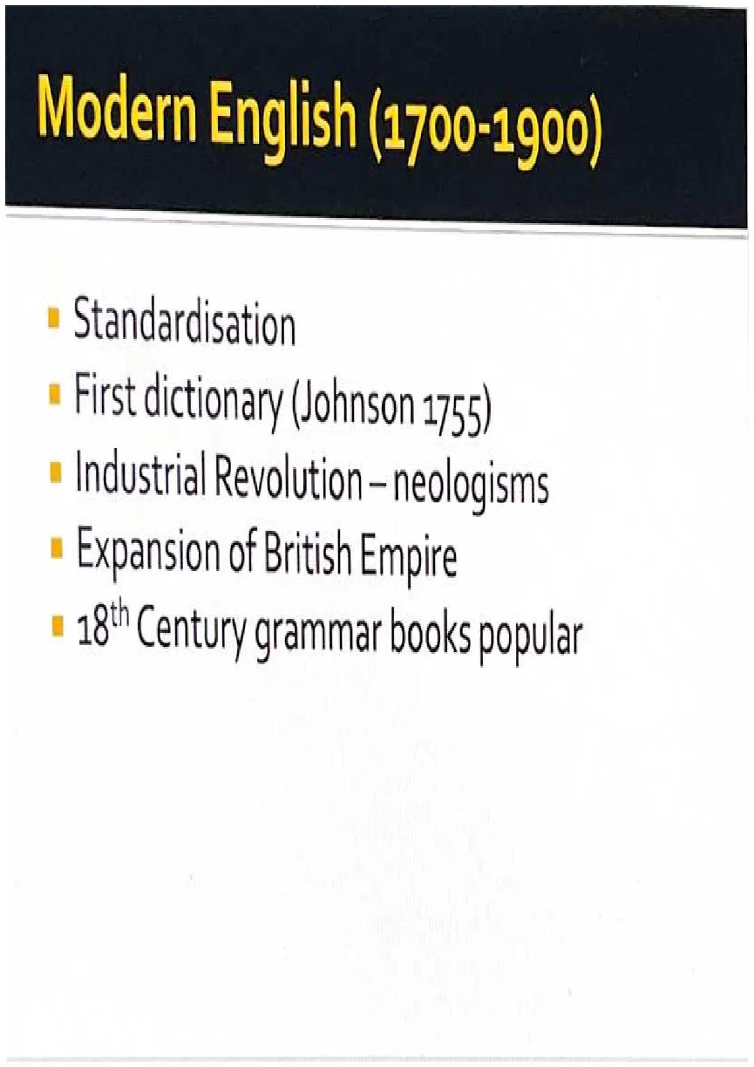 English language A Level Modern English 