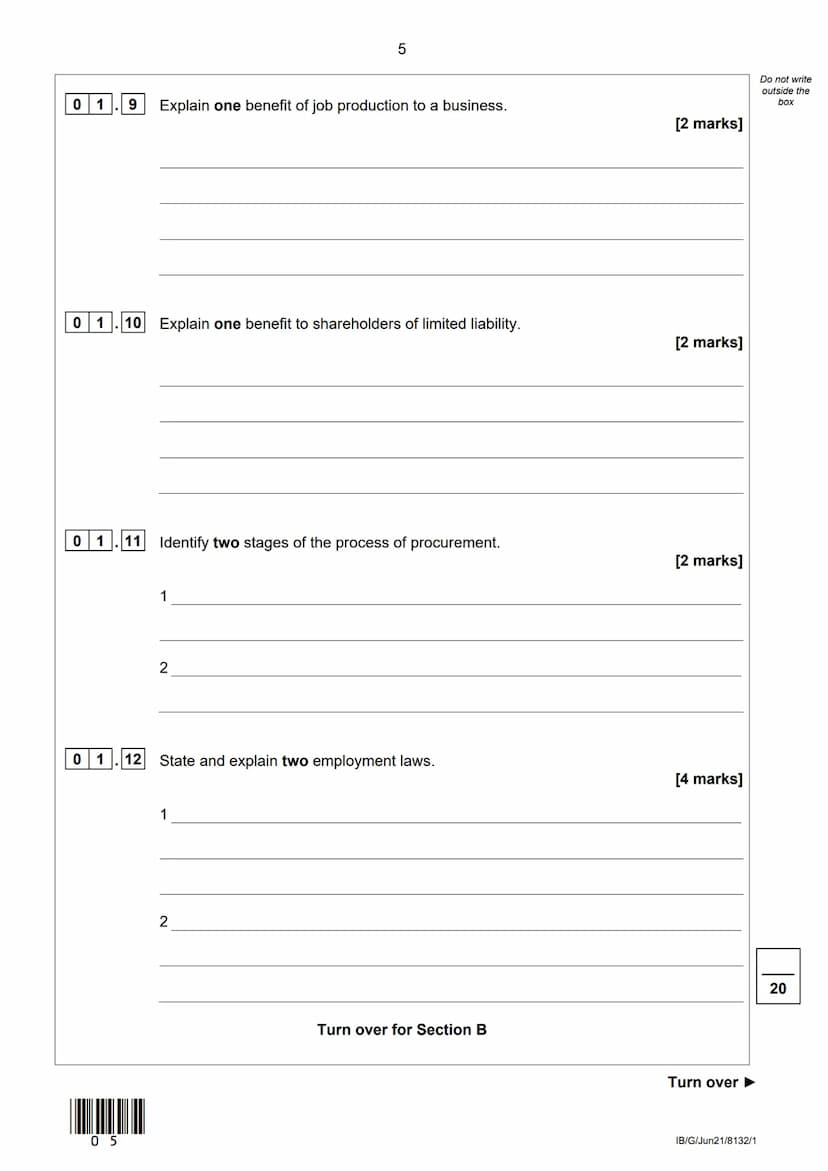 AQA
Please write clearly in block capitals.
Centre number
Surname
Forename(s)
Candidate signature
I declare this is my own work.
Candidate n