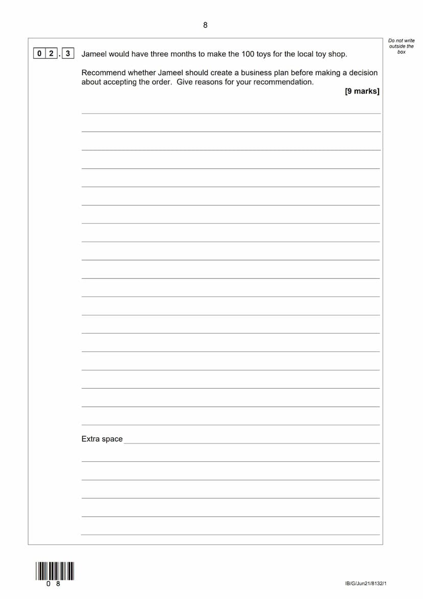 AQA
Please write clearly in block capitals.
Centre number
Surname
Forename(s)
Candidate signature
I declare this is my own work.
Candidate n