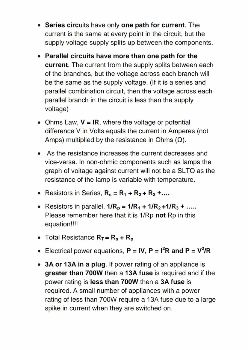 NAT 5 Exam Preparation Checklist
General Aspects
• Always use the Relationships Sheet to check on your
equations.
• Always use the Data Shee