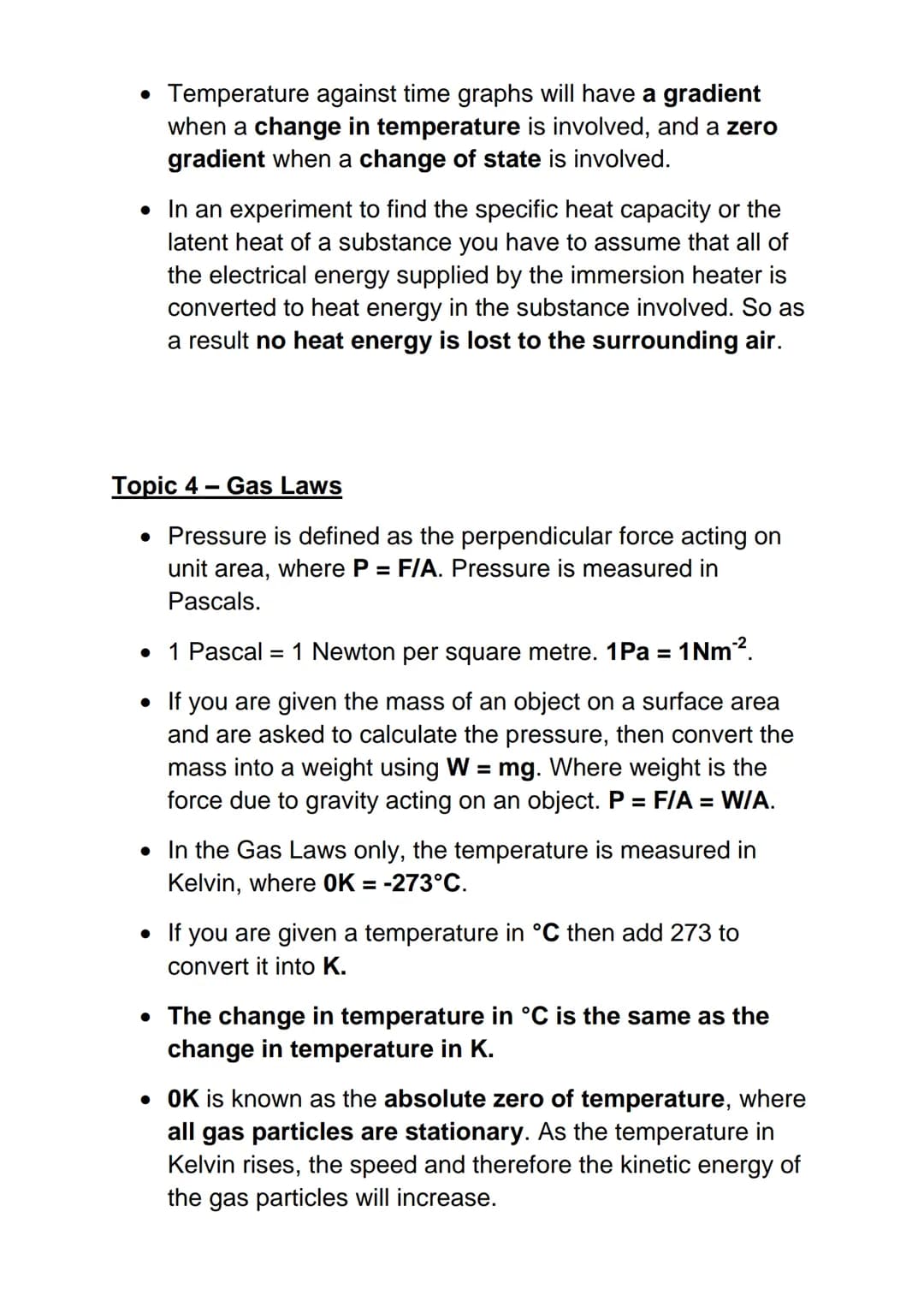 NAT 5 Exam Preparation Checklist
General Aspects
• Always use the Relationships Sheet to check on your
equations.
• Always use the Data Shee