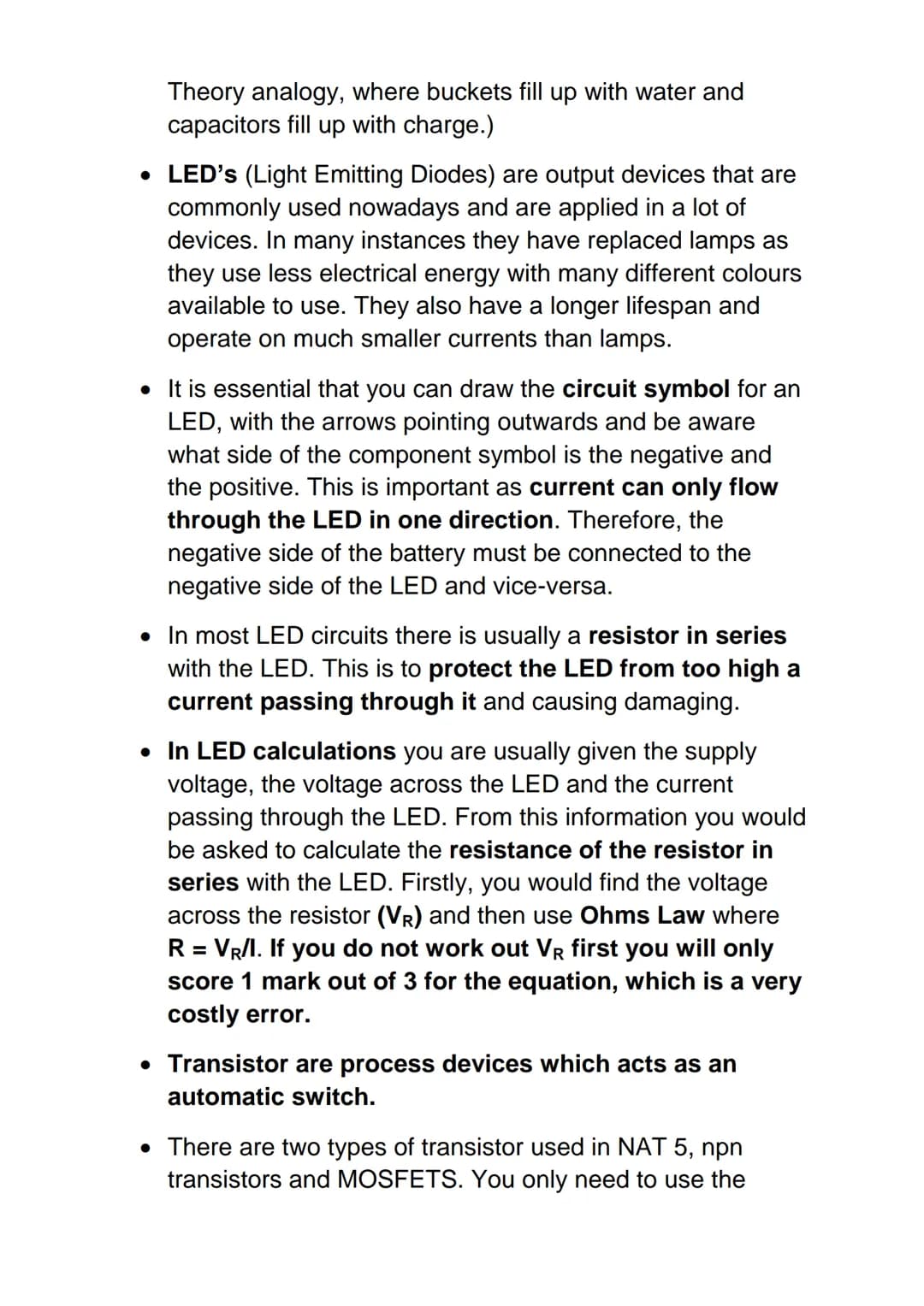 NAT 5 Exam Preparation Checklist
General Aspects
• Always use the Relationships Sheet to check on your
equations.
• Always use the Data Shee