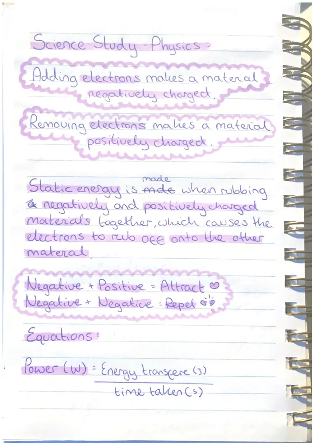 Science revision⚡️⚡️⚡️