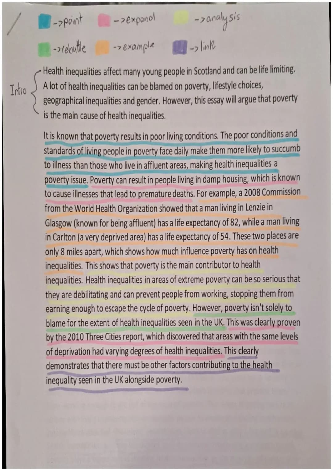 
<p>Health inequalities affect many young people in Scotland and can be life limiting. Many factors contribute to health inequalities, such 