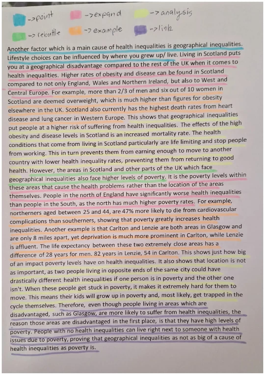 
<p>Health inequalities affect many young people in Scotland and can be life limiting. Many factors contribute to health inequalities, such 