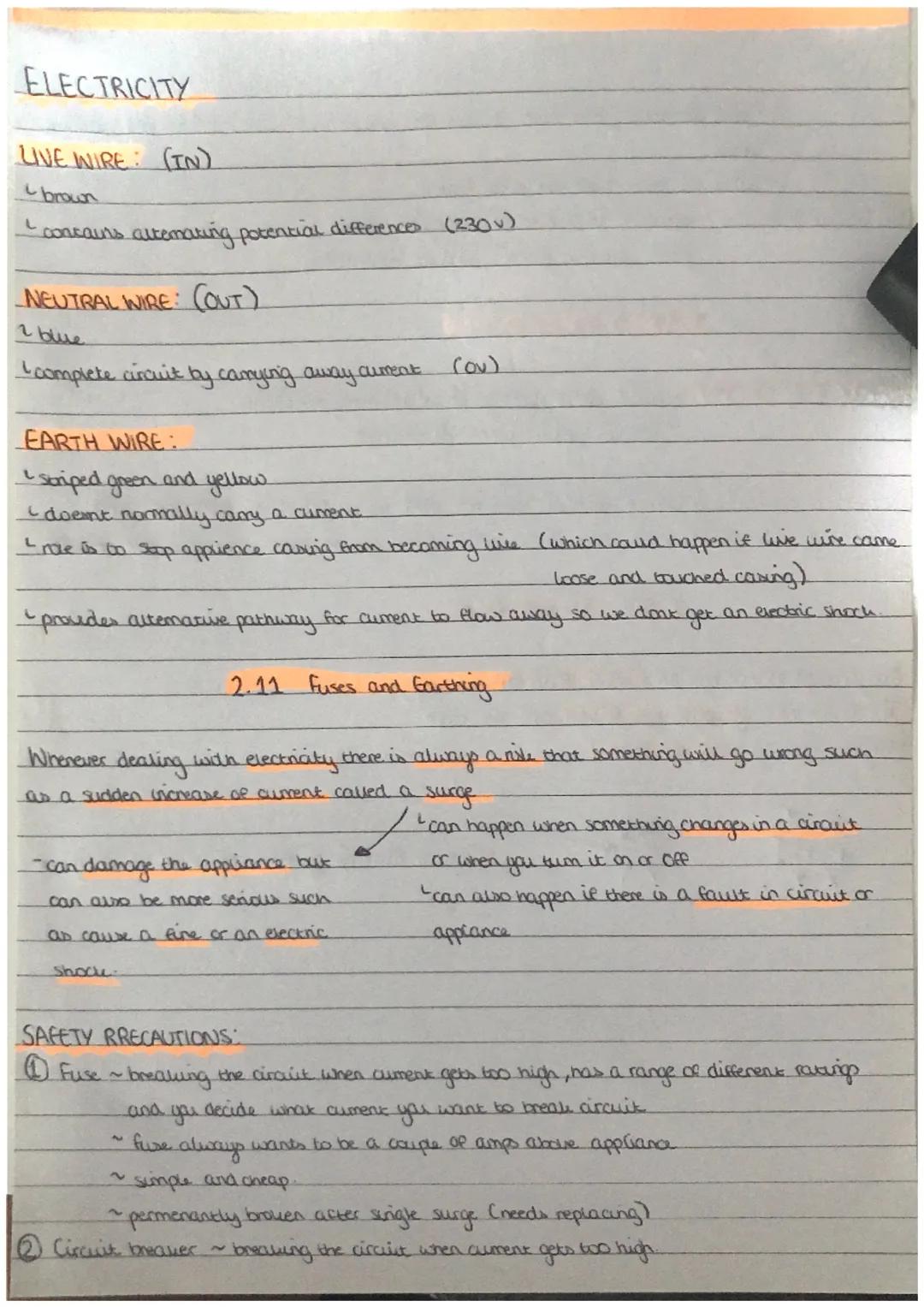 ELECTRICITY
CIRCUIT
11
~ closed loop that contains a power source such as cell and something fore
electrons to flow through like a wire.
~ c