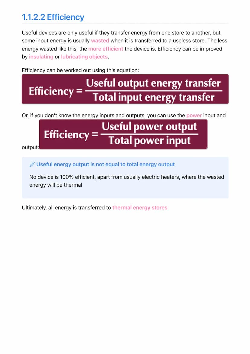 Conservation and Dissipation of Energy
Physics MOC
1.1.2.1 Energy Transfers in a System
Conservation of Energy
The conservation of energy pr