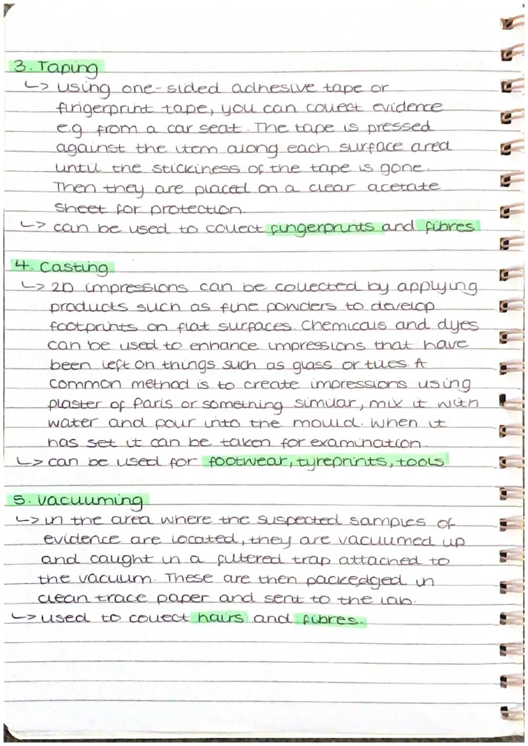 UNIT 4

Methods of Colection

•TOOIS

> tape > powders.

> tweezers adhesive stubs GSR

(collecting gunshot residue)

Techniques.

1. Shakin