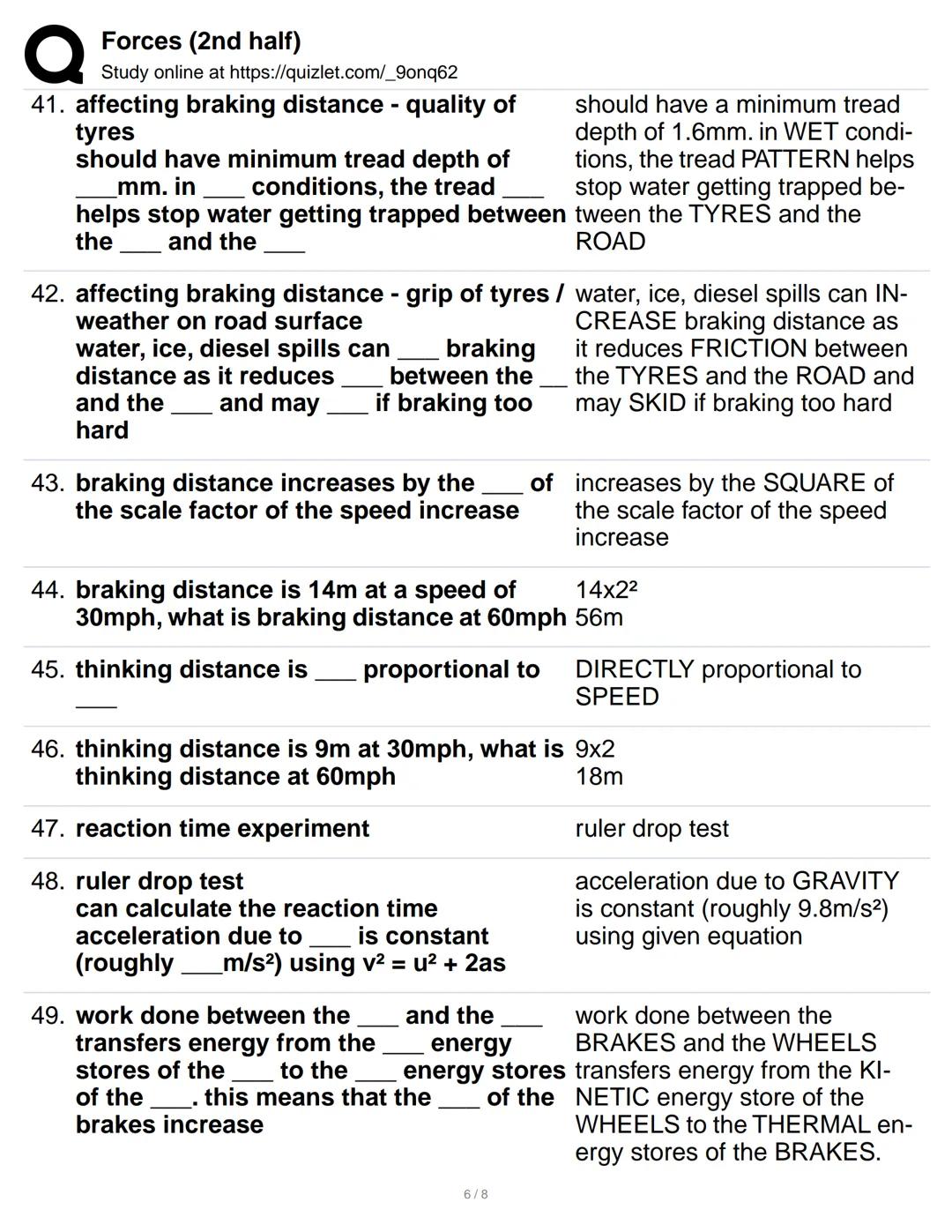 Q
1. newtons first law
Forces (2nd half)
Study online at https://quizlet.com/_9onq62
a
start
force is needed to make something
up, down or c