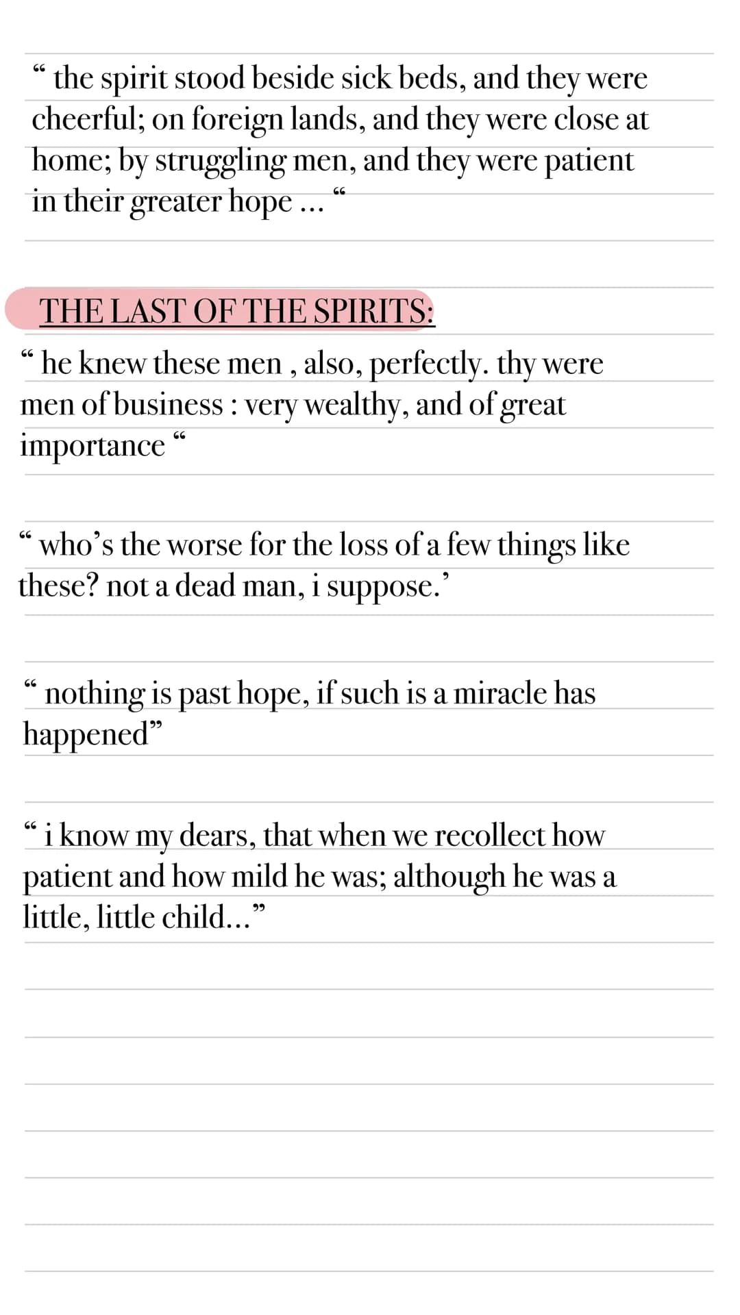 a christmas carol
CONTENTS:
QUOTES :
stave I: marleys ghost.
stave II: the first of the three spirits.
stave III: the second spirit.
stave r