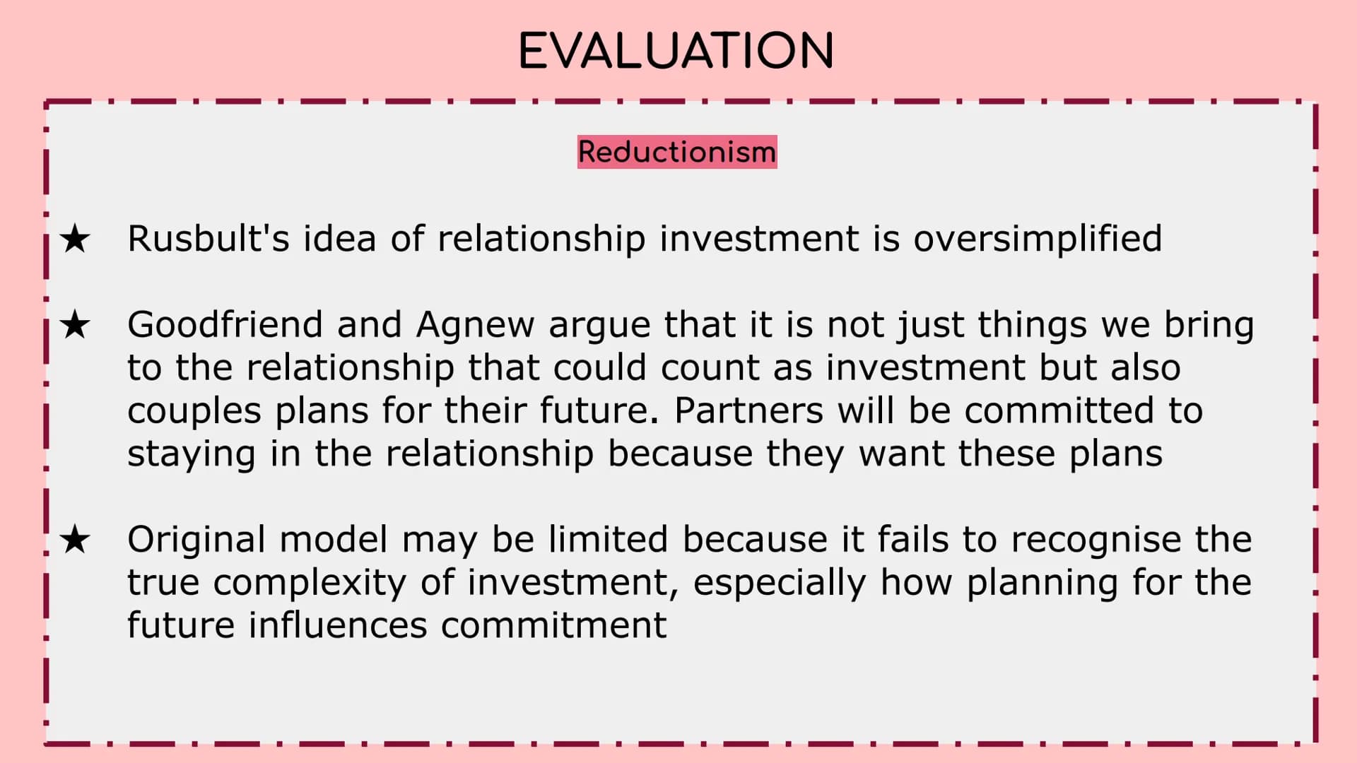 RELATIONSHIPS
~ A level Psychology ve walt cleane
aho
Cenyatdele nem
Investment Model
Cervalo de em
CERLAC Gements
Cerclocke
Centaron
to see