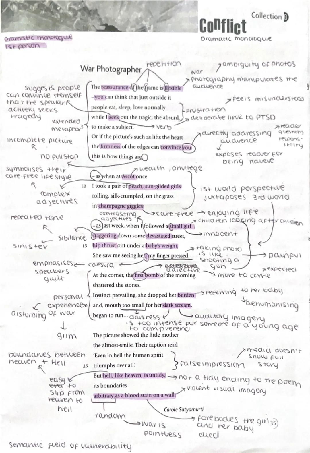 war photographer annotations 