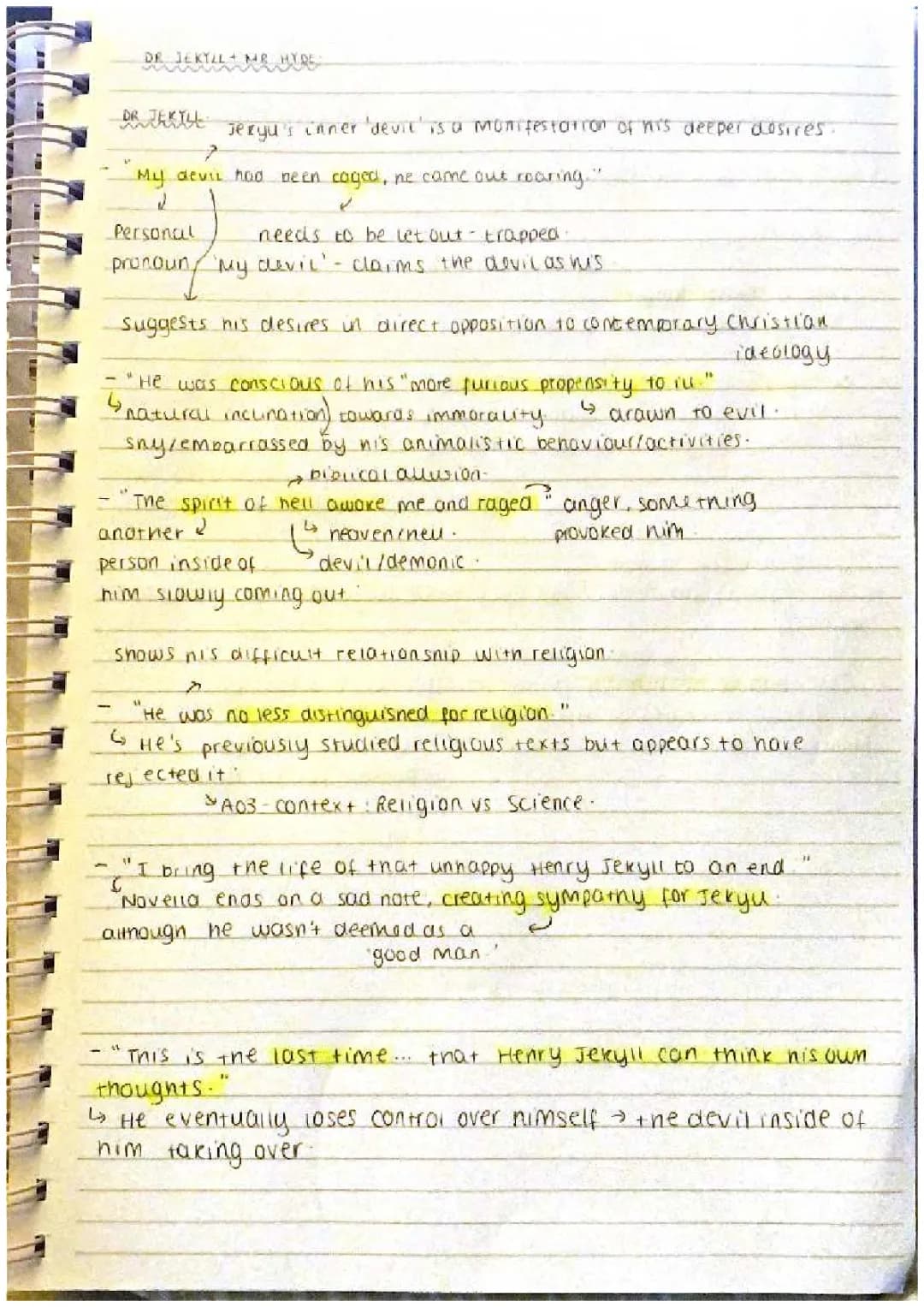 Dr Jekyll and Mr Hyde Quotes Analysis PDF, Quizlet, and More!