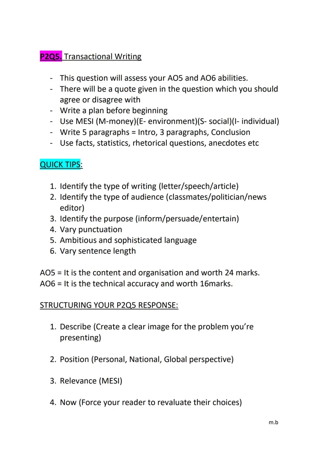 ENGLISH LANGUAGE PAPER 2 NOTES ON ANSWERING
QUESTIONS AND THE FORMULA TO A GRADE NINE:
THIS EXAM IS 1HR 45 MINUTES AND CONSISTS OF 80 MARKS 