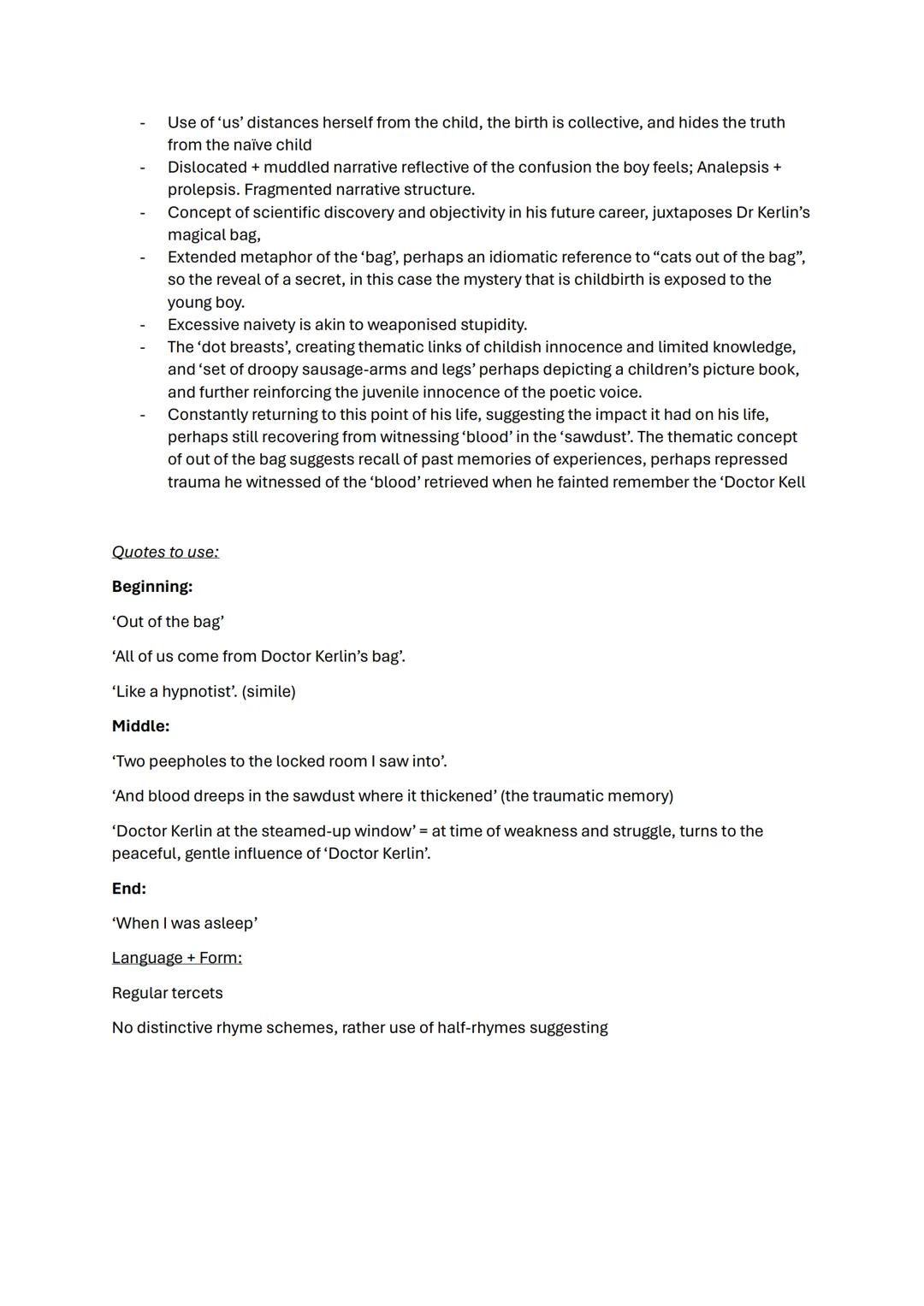 Poetry Anthology: Poems of the Decade 2002-2011
All poems:
Eat Me Patience Agbabi.
Chainsaw Versus the Pampas Grass Simon Armitage.
Material