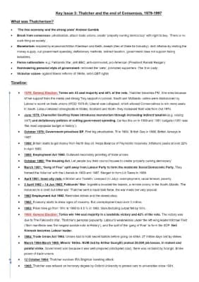 Know History: Britain 1979-1997 - TIMELINE thumbnail