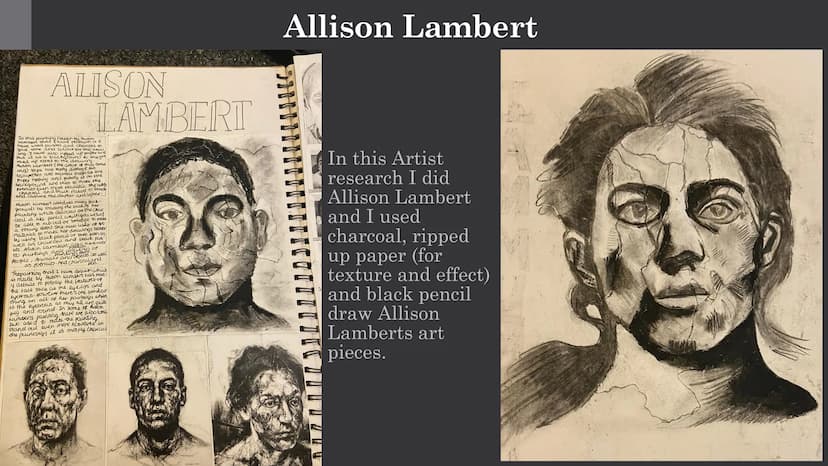 ART COURSEWORK
PRESENTATION
By Samira Choudhury Henry Moore:
Artist
research
This is a
Henry Moore
Artist
research page
and an A3
artist cop