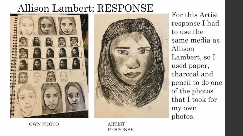 ART COURSEWORK
PRESENTATION
By Samira Choudhury Henry Moore:
Artist
research
This is a
Henry Moore
Artist
research page
and an A3
artist cop